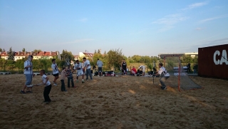 Warsztaty lacrosse na plaży miejskiej w Poznaniu
